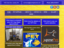 Tablet Screenshot of laconiapetcenter.com